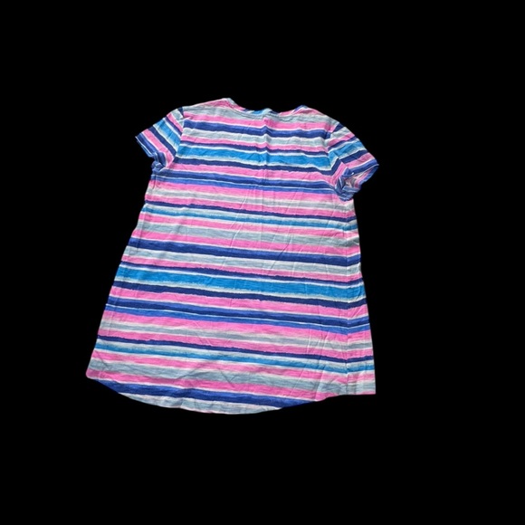 Lilly Pulitzer V-Neck Striped Tee Shirt Sz. XS WT1 - Picture 2 of 6
